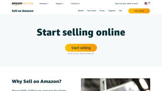 
Sell online with Amazon - Amazon Services - Amazon.com  
