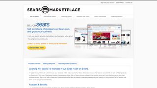 
                            1. Sell Products Online - Sears Marketplace | Sears Marketplace - Sears Seller Portal Portal