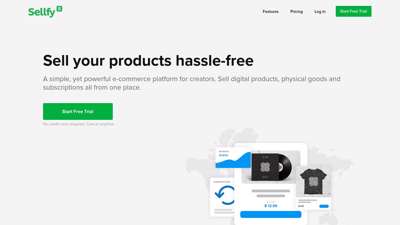 Sellfy  Sell Your Products Online Hassle-free
