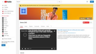 
                            4. Senac EAD - YouTube - Ead Senac Br Portal