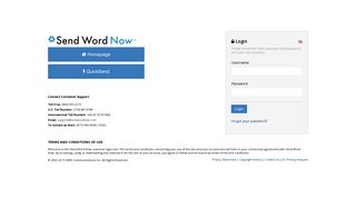 
                            3. Send Word Now - Every message counts - Alert Now Login