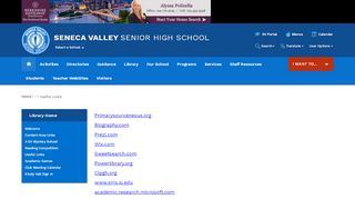 
                            8. Seneca Valley - web service - Seneca Siris Sign In