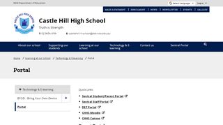 
                            6. Sentral Portal - Portal - Castle Hill High School - Chhs Student Portal