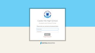 
                            7. Sentral Student/Parent Portal - Castle Hill High School - Quick guide ... - Chhs Student Portal