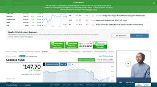 
                            5. SEQUX | Sequoia Fund Overview | MarketWatch - Sequoia Fund Portal