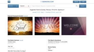 
                            8. Sermon and Worship Resources - Sermon Search Portal