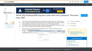 
                            2. Server http:/localhost:8080 requires a user name and a password ... - 8080 Login