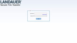 
                            4. Server Login - Landauer Portal