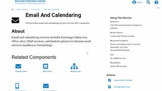 
                            1. Service | Email And Calendaring - WPI ITS - Wpi Exchange Email Login