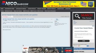 
                            8. service manual from www.nissan-techinfo.com question - Nissan ... - Nissan Tech Info Com Login