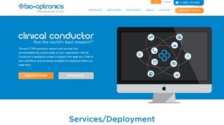 
                            7. Service, Support & Deployment - Clinical Conductor CTMS ... - Clinical Conductor Site Portal