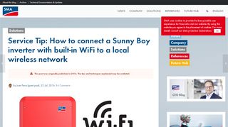 
                            6. Service Tip: How to connect a Sunny Boy inverter with built-in ... - Sunny Portal Sma Portal
