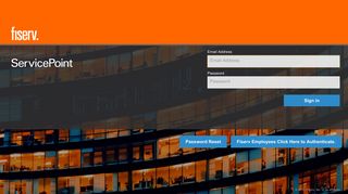 ServicePoint - Fiserv Support Portal