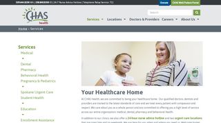 
                            4. Services | CHAS Health - Chas Patient Portal