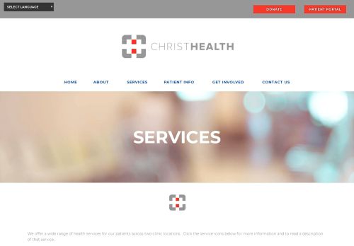 
                            4. Services : Christ Health Center - Christ Health Center Patient Portal