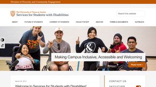 
Services for Students with Disabilities – Making UT-Austin ...  
