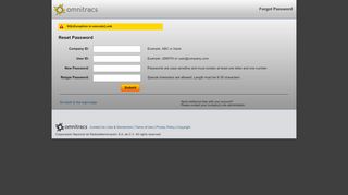 
                            3. Services Portal | Omnitracs, LLC - Forgot Password - Cnr Portal