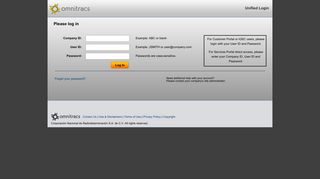 
                            1. Services Portal | Omnitracs, LLC - Unified Login - Cnr Portal