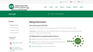 
                            1. Services - SSVEC - Sulphur Springs Valley Electric Portal