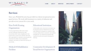 
                            5. Services – Winfield Security - Winfield Security Portal