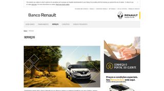 
                            3. Serviços - Banco Renault - Renault Portal Do Cliente