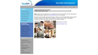 
                            2. ServSafe® International: SSI - Servsafe International Login