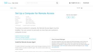 
                            2. Set Up a Computer for Remote Access - Webex Help Center - Webex Remote Access Portal
