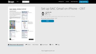 
                            5. Set up SAIC Gmail on iPhone - CRIT - Yumpu - Saic Gmail Portal