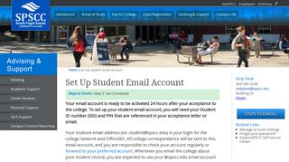 
                            4. Set Up Student Email Account | South Puget Sound Community College - Spscc Student Portal