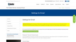 
                            3. Settings for Email - Fidelity Communications - Fidelity Communications Email Portal