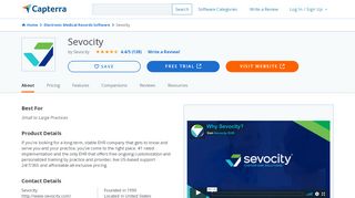 
Sevocity Reviews and Pricing - 2020 - Capterra  
