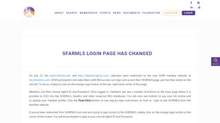 SFARMLS Login Page Has Changed