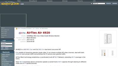 SG :: AirTies Air 4920 Mesh Wireless