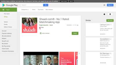 
                            8. Shaadi.com® - No.1 Rated Matchmaking App - Apps on Google …