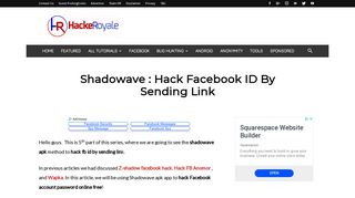 
                            5. Shadowave : Hack Facebook ID By Sending Link | HackeRoyale - Shadowave Portal