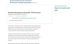 
Shamrock Trading Corporation hiring Business Development ...  
