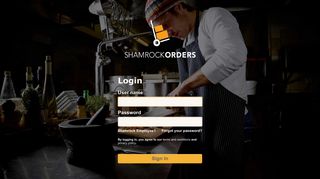 
                            2. ShamrockORDERS - Shamrock Food Order Portal