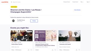 
Shannon and the Clams / Las Rosas / Champagne Superchillin  
