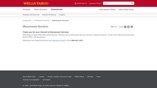 
                            4. Shareowner Services – Wells Fargo Commercial - Wells Fargo Comcast Portal