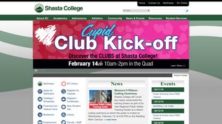 
                            2. Shasta College Home - My Shasta Online Portal
