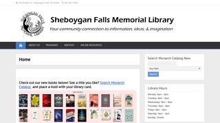 
                            8. Sheboygan Falls Memorial Library – Your community ...