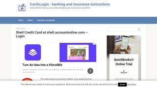 
                            4. Shell Credit Card at shell.accountonline.com - Login - Shell Drive For Five Portal