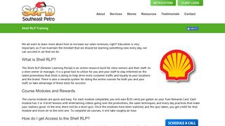 
                            3. Shell RLP (Retail Learning Portal) Training - Southeast Petro - Retail Learning Academy Shell Login