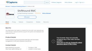 
                            5. Shifthound RMC Reviews and Pricing - 2020 - Capterra - Shifthound Sign In
