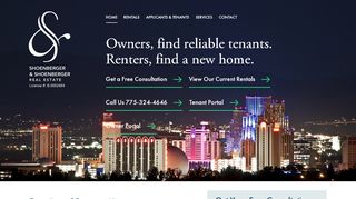 
                            2. Shoenberger & Shoenberger: Reno Property Management - Nevada - Shoenberger And Shoenberger Tenant Portal