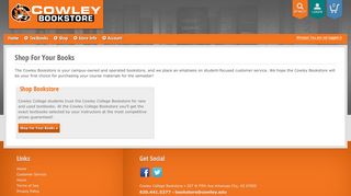 
                            8. Shop For Your Books | Cowley College Bookstore - Cowley Student Portal