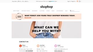 
                            4. Shopbop Customer Service 1-877-746-7267 - Onlineclues Portal