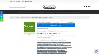 
                            5. Shopko Email Signup $10 Off $30 Discount - Shopko Coupon ... - Shopko Email Sign Up