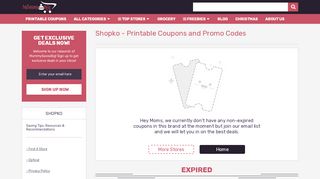 
                            8. Shopko Printable Coupons, Discounts, & Promo Codes 2020 - Shopko Email Sign Up