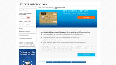 
                            6. Shoppers Stop Credit Card - Apply for First Citizen ...